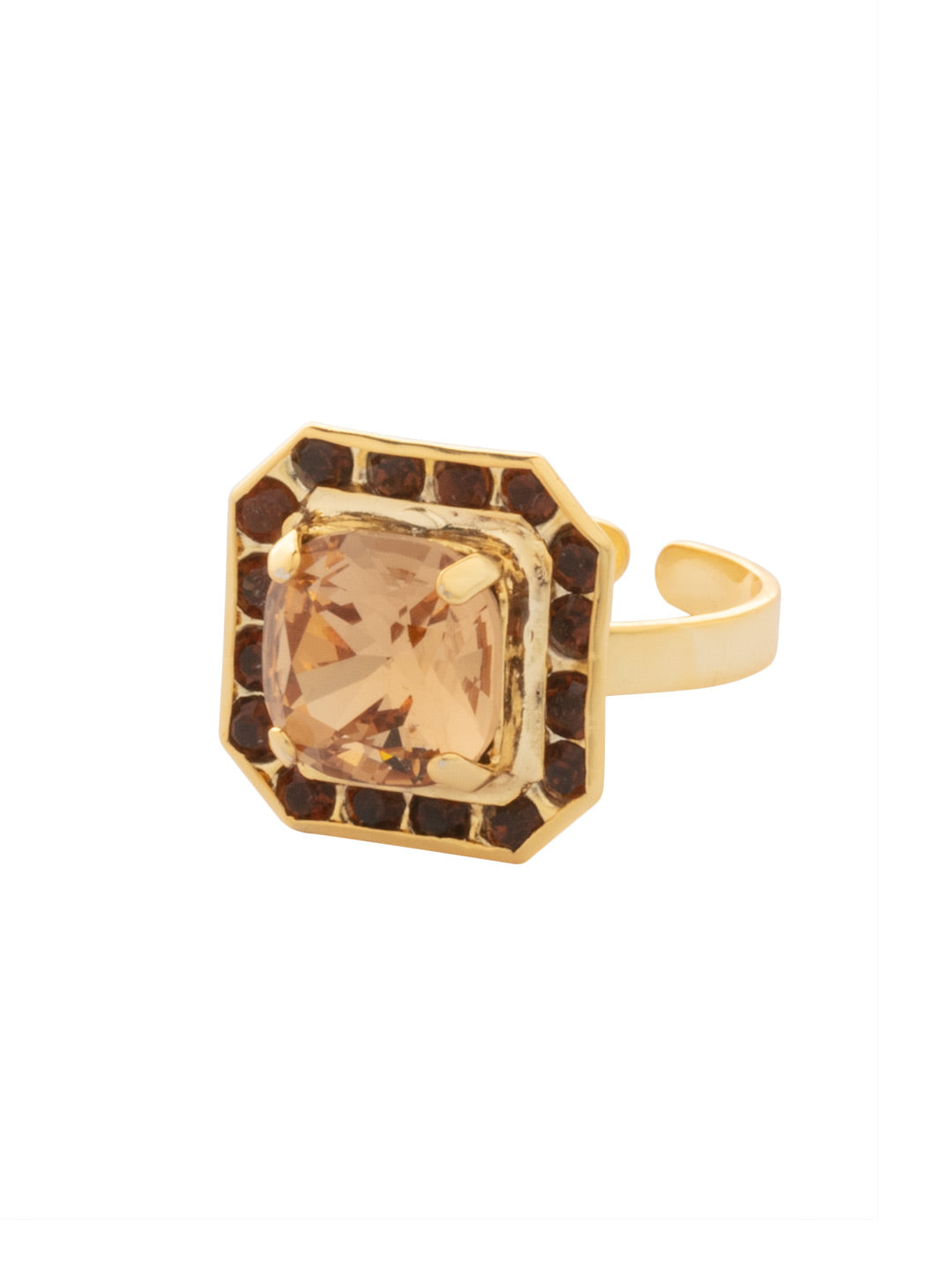 Sorrelli Honey Bourbon Autumn Cocktail Ring