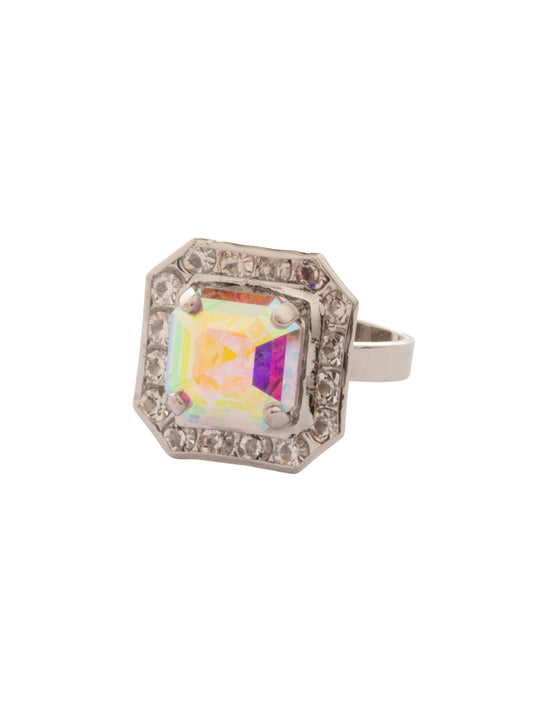 Sorrelli Crystal Aurora Borealis Autumn Cocktail Ring
