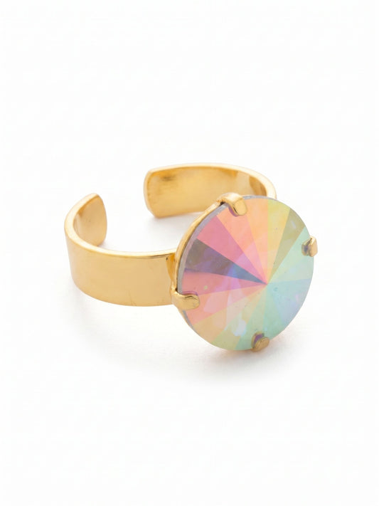 Sorrelli Air Blue Opal AB Nadine Adjustable Band Ring