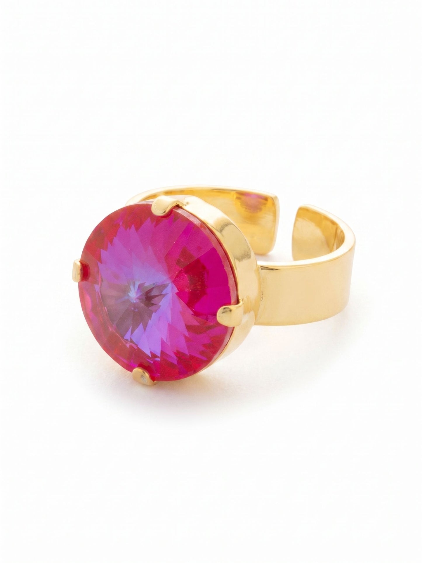 Sorrelli Royal Red Delite Nadine Adjustable Band Ring