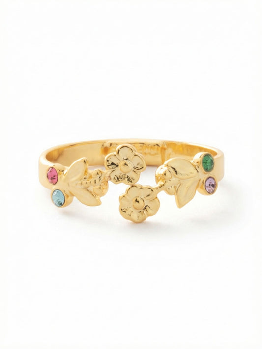 Sorrelli Candy Pop Blossom Adjustable Band Ring
