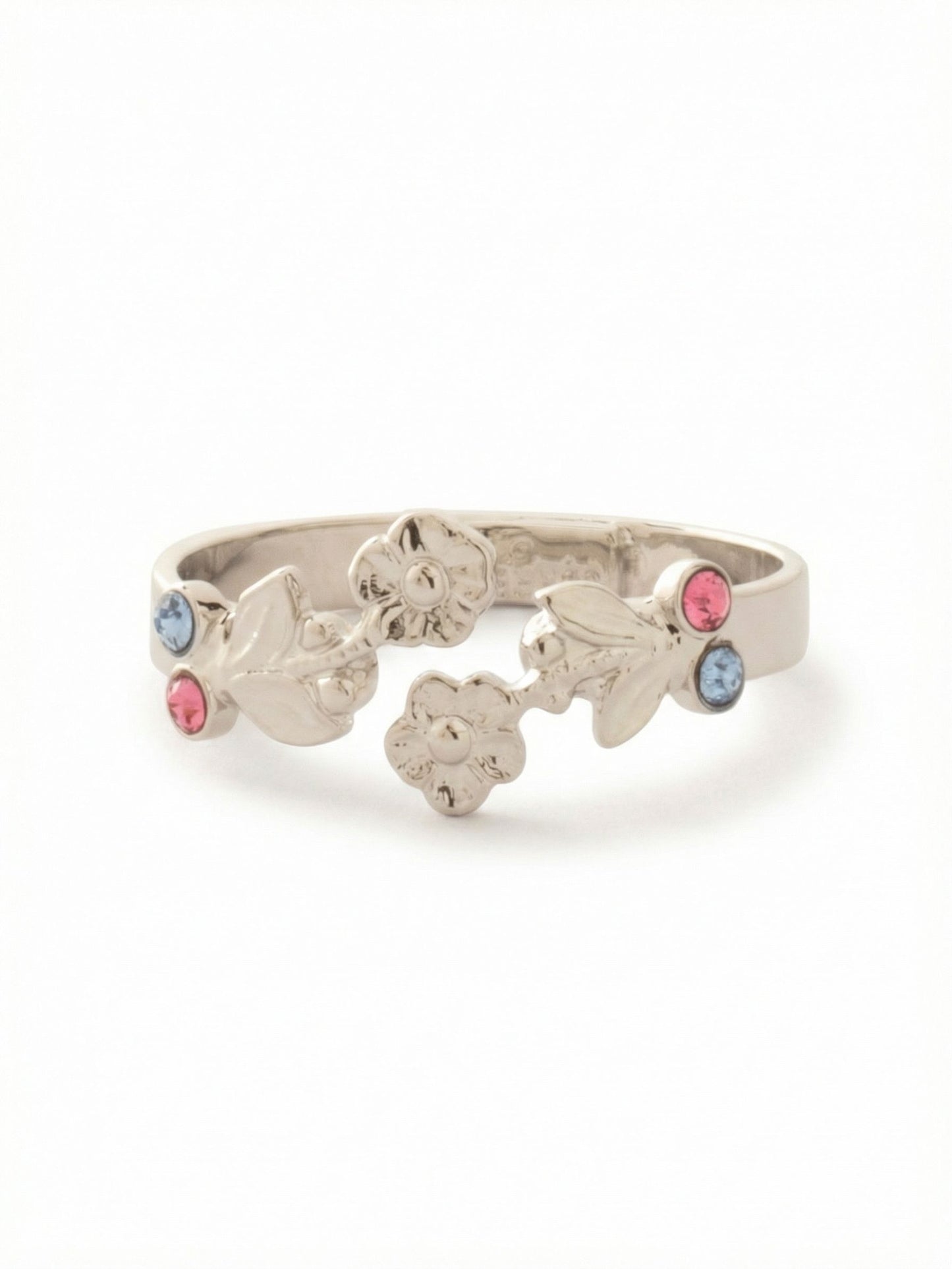 Sorrelli Peony Breeze Blossom Adjustable Band Ring