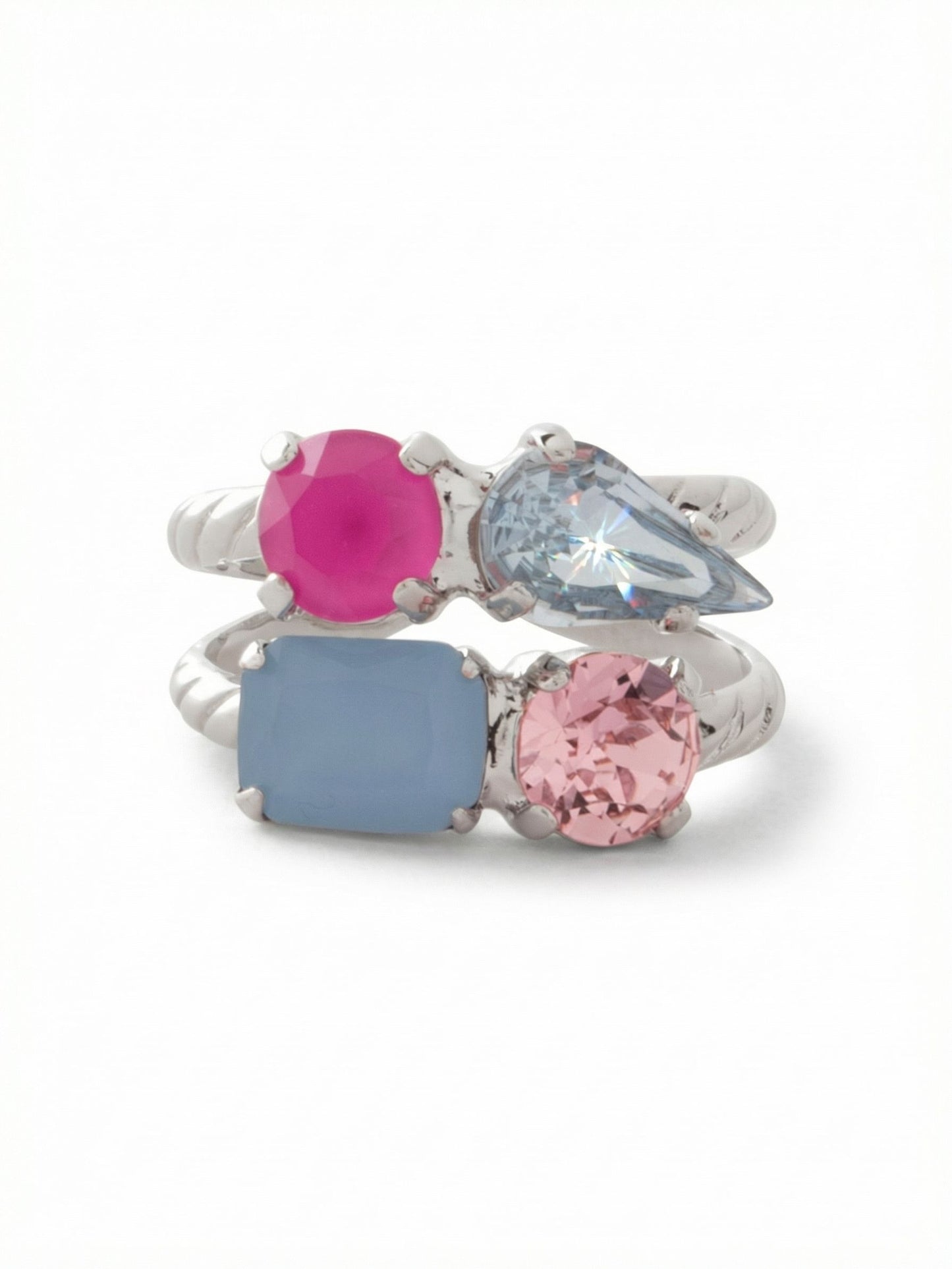 Sorrelli Peony Breeze Moxie Stacked Ring