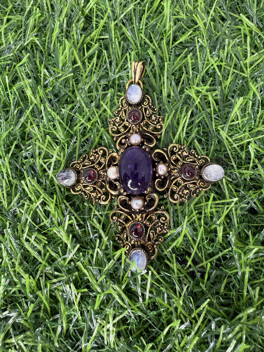 Italian Amethyst Charm