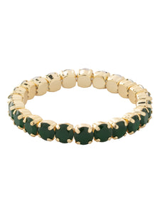 Sorrelli Palace Green Opal 7 inch Sienna Stretch Bracelet