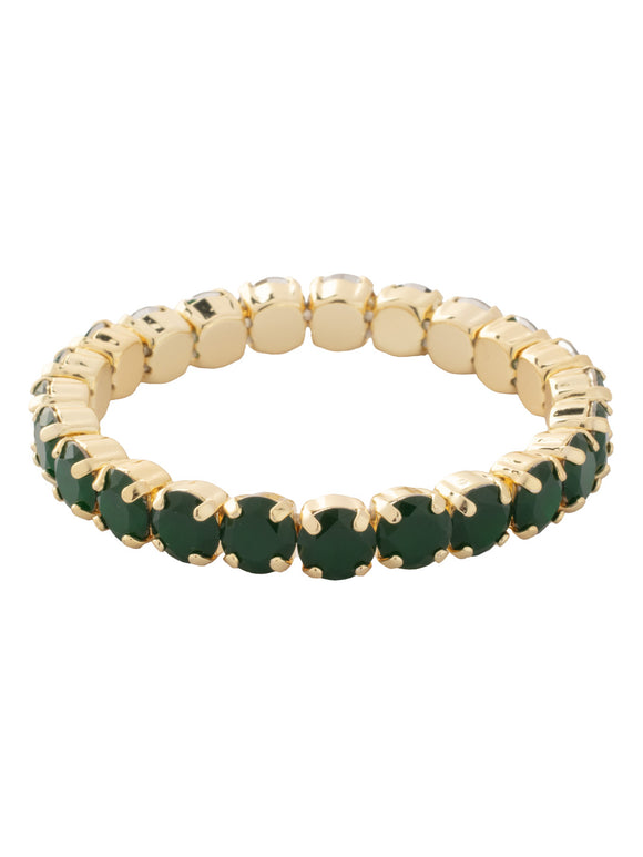 Sorrelli Palace Green Opal 7 inch Sienna Stretch Bracelet