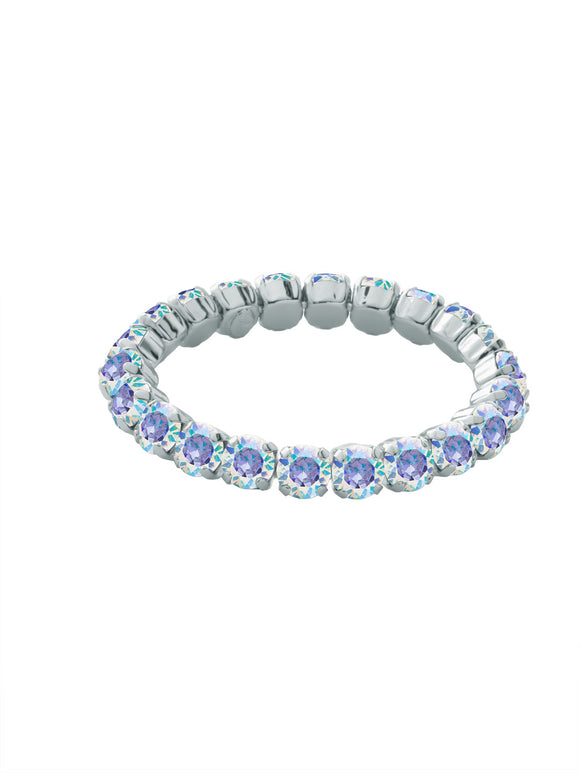 Sorrelli Crystal Aurora Borealis 7 inch Sienna Stretch Bracelet
