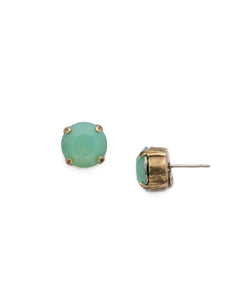 Sorrelli Pacific Opal Round Crystal Stud Earring ECM14
