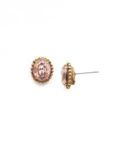 Sorrelli Beachcomber Oval-Cut Solitaire Stud Earrings