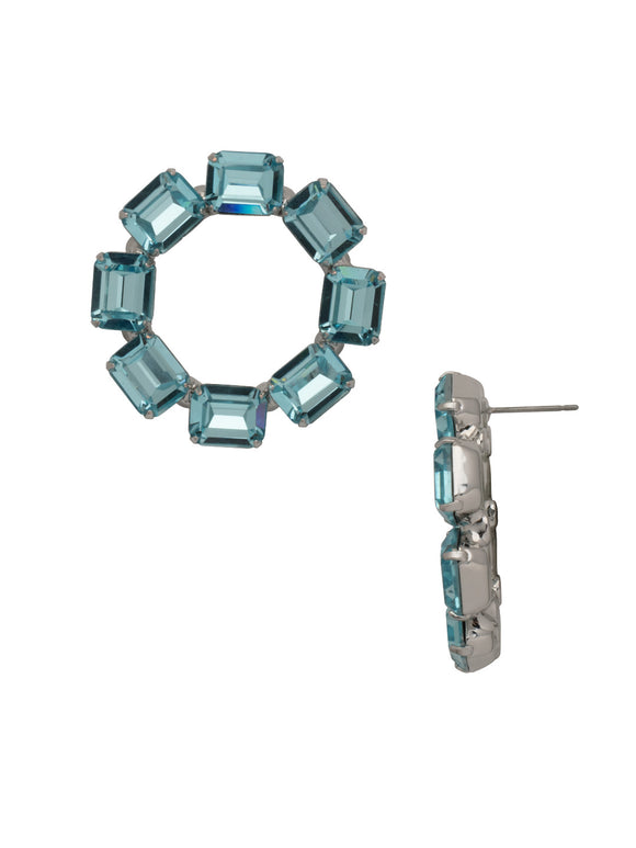 Sorrelli Aquamarine Octavia Statement Earrings