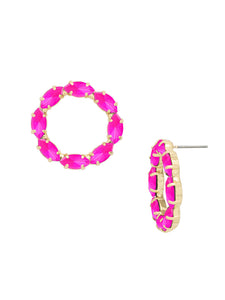 Sorrelli Electric Pink Clarissa Statement Earrings