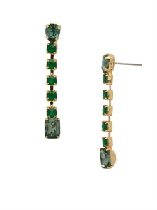 Sorrelli Palace Green Opal Eva Dangle Earrings