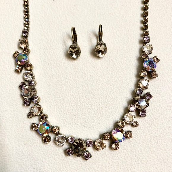 Mirage Perfect Harmony Line Necklace and Earring Set NDK11
