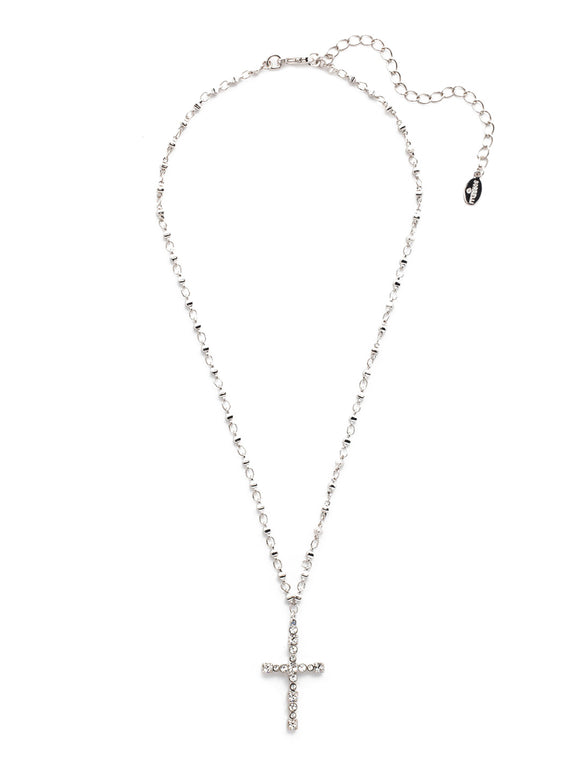 Sorrelli CRY Charmaine Cross Pendant Necklace