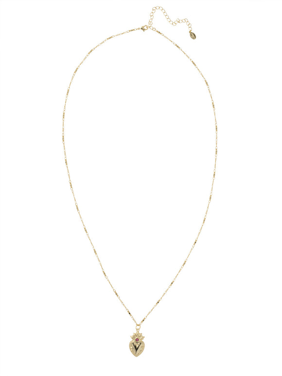Sorrelli FSK Twin Flame Long Pendant Necklace