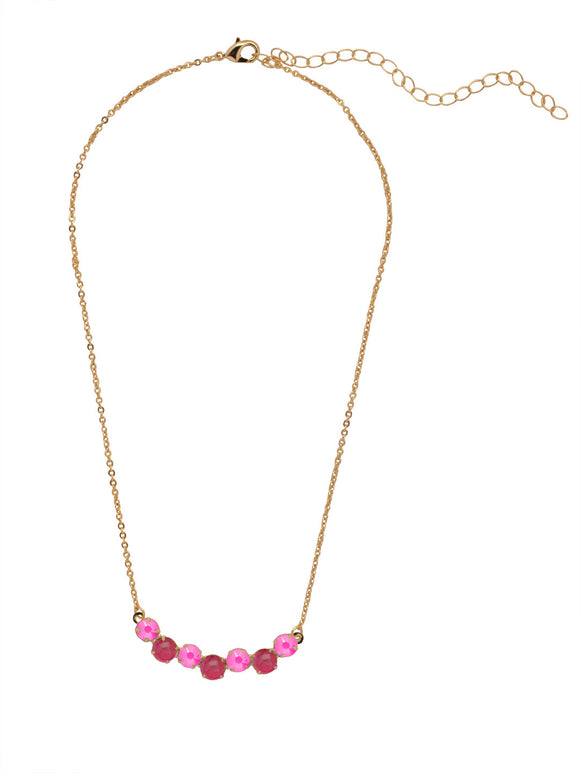 Sorrelli Electric Pink Xena Tennis Necklace
