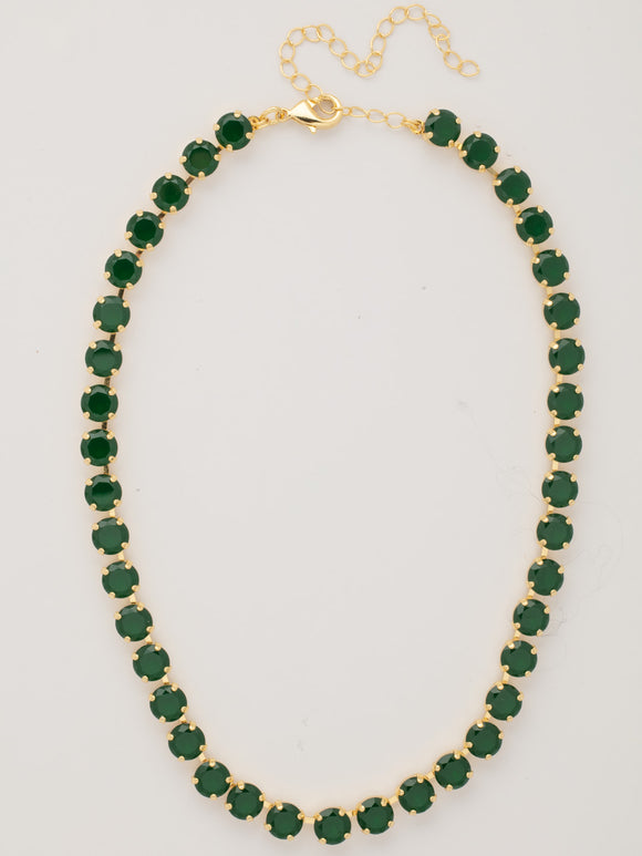 Beauvince Renee Emerald and Diamond Necklace '162.89 Ct Gemstones' in White  Gold For Sale at 1stDibs | renee jewel connecticut, green tennis necklace,  emerald circle necklace