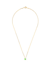 Sorrelli Electric Green Aria Studded Pendant Necklace