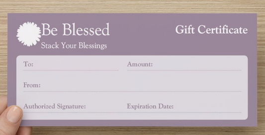 Be Blessed Gift Card $50